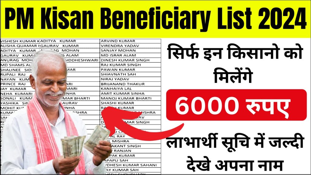 PM Kisan Beneficiary List 2024