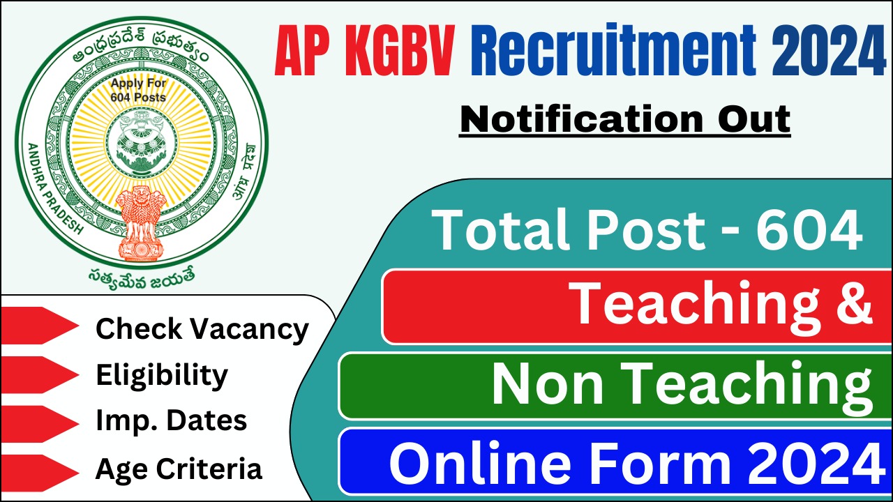 AP KGBV Recruitment 2024