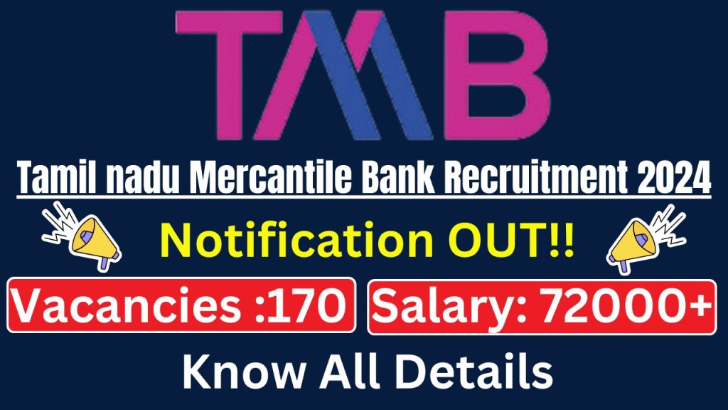 Tamilnad Mercantile Bank Recruitment 2024