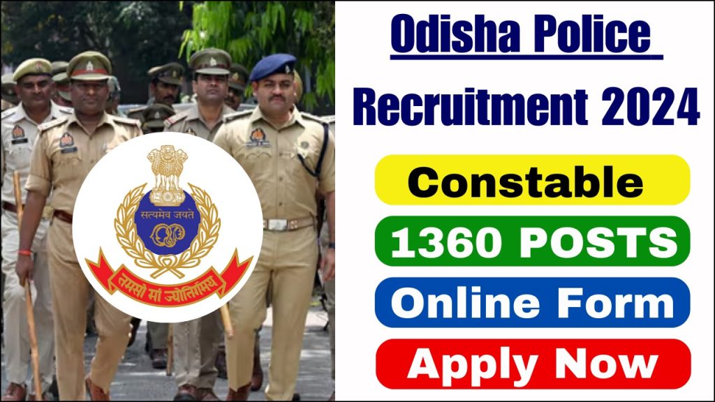 Odisha Police Constable Recruitment 2024